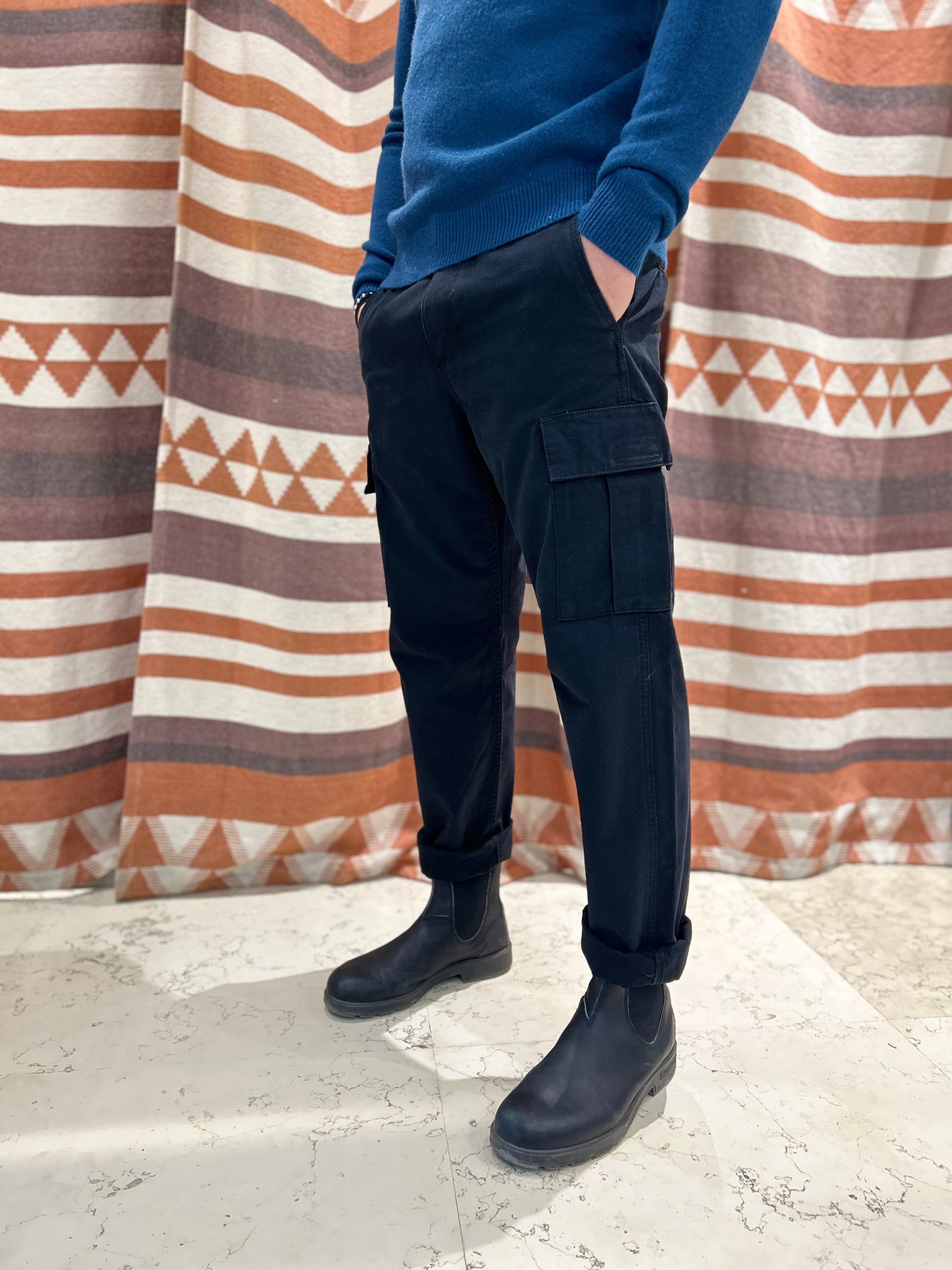 Pantalone cargo Jack & Jones nero