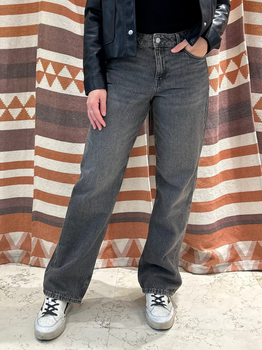 Jeans JJXX Loose fit grigio