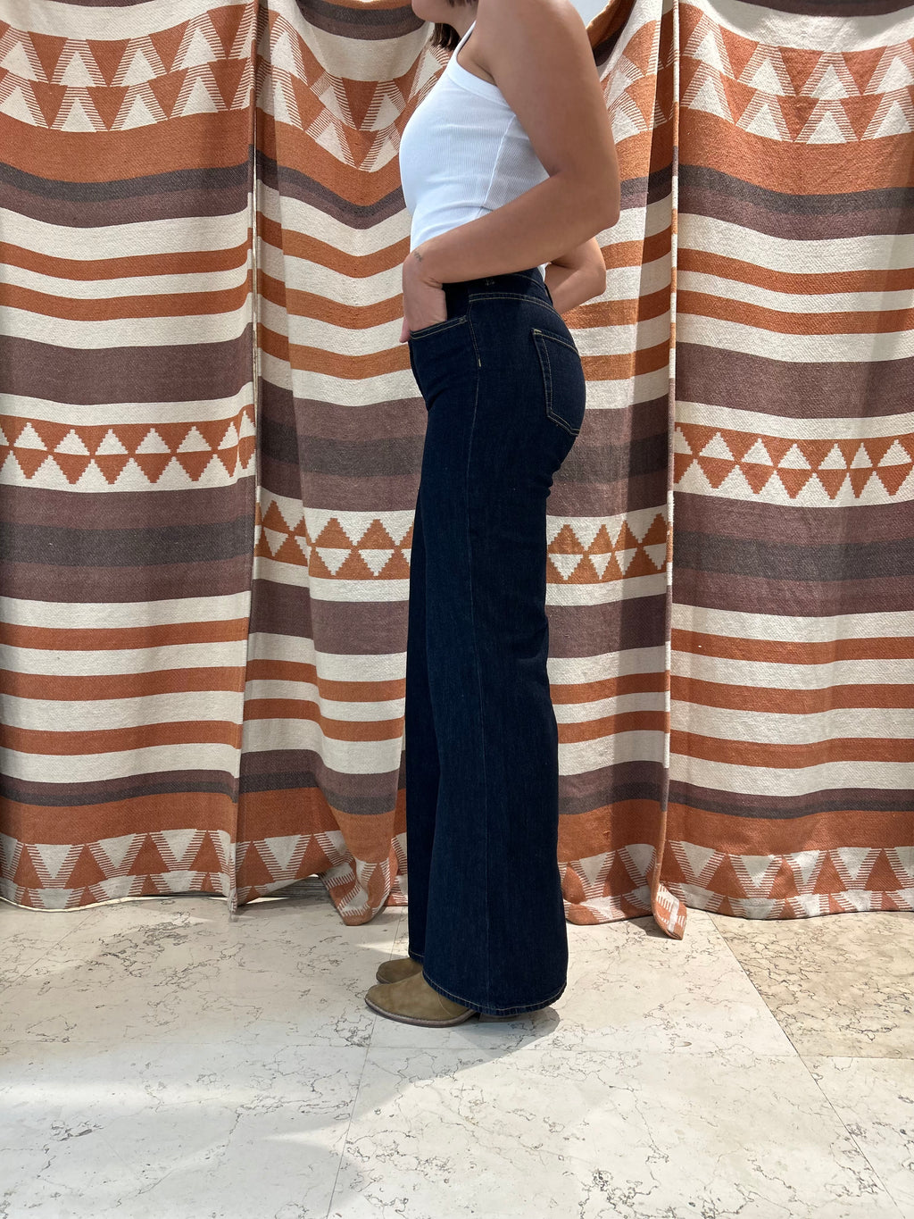 Jeans JJXX flared blu scuro
