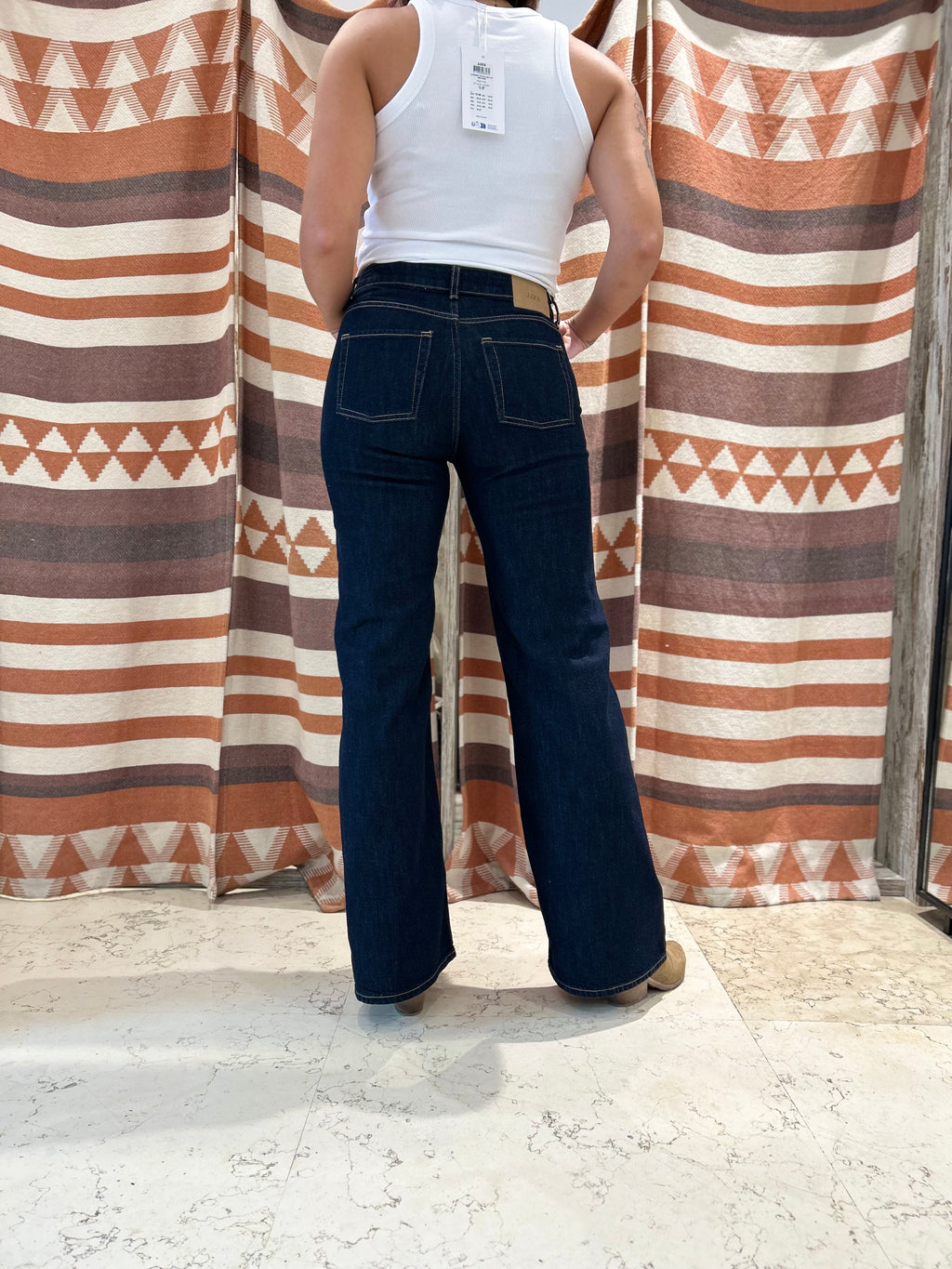 Jeans JJXX flared blu scuro