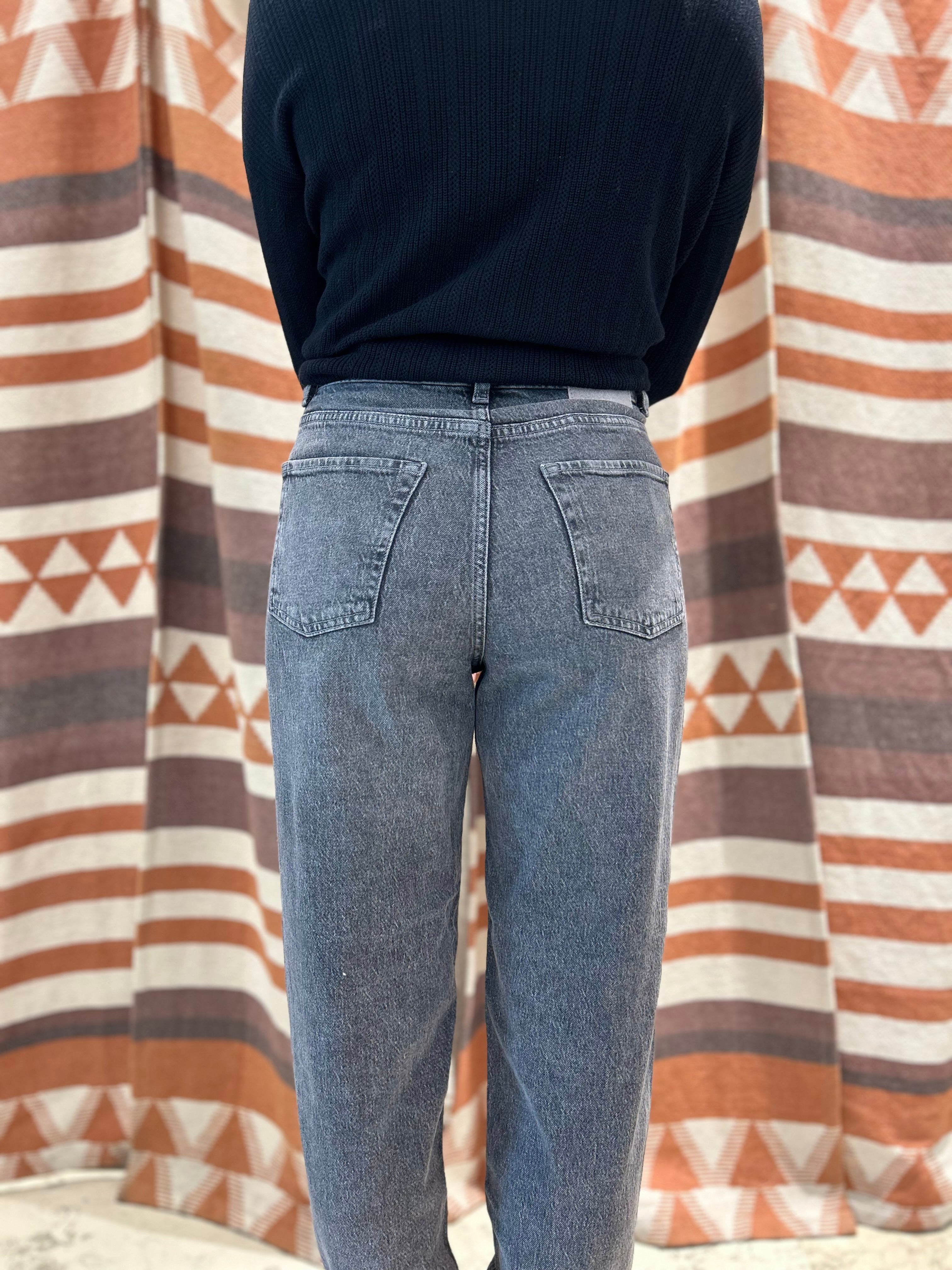 Jeans Mom Fit Grigio JJXX