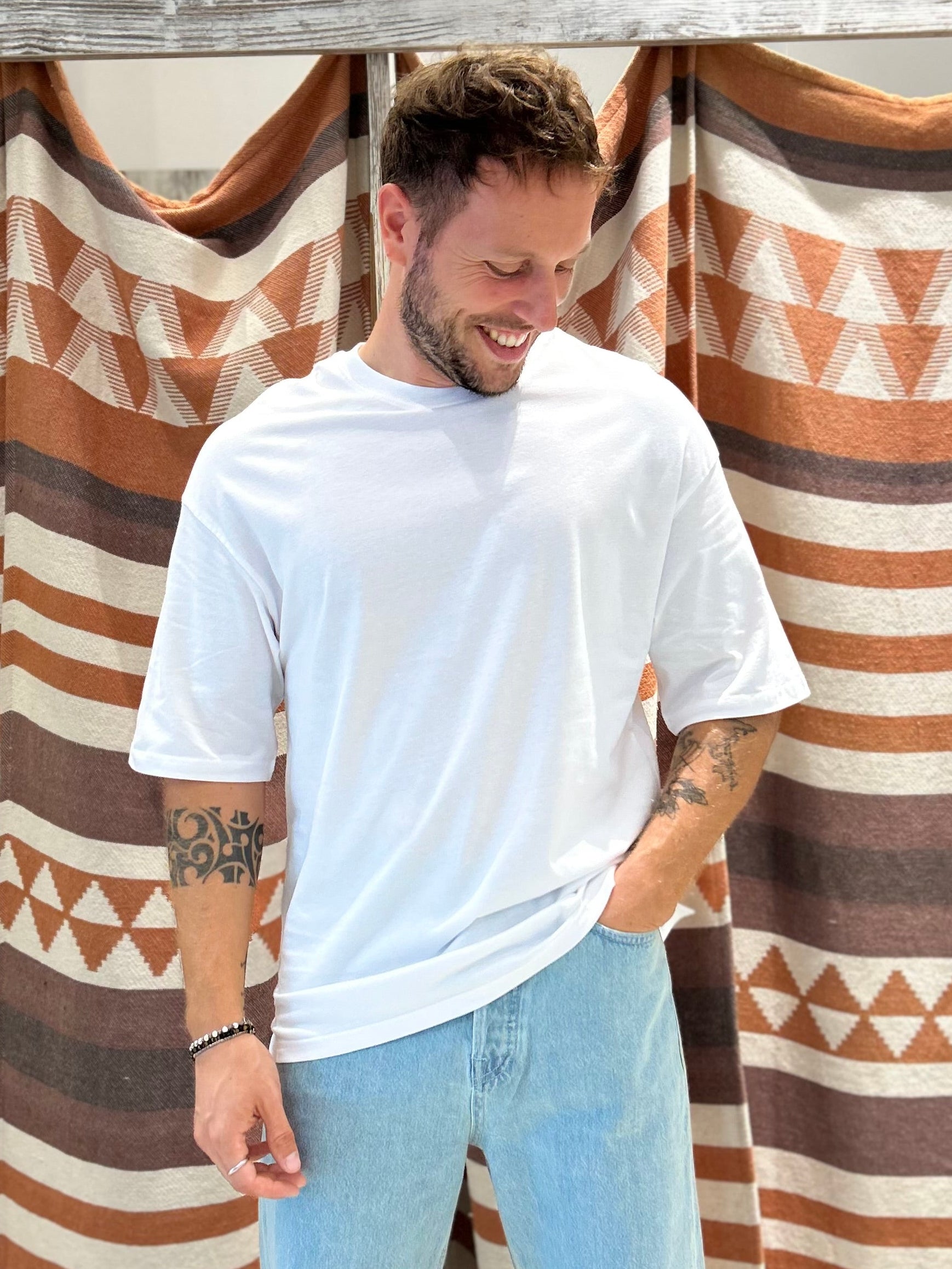 T-shirt Jack & Jones oversize bianca
