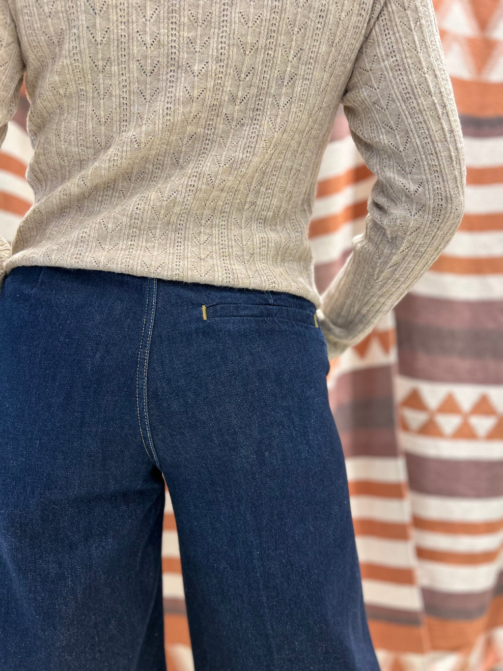 Jeans JJXX extra wide blu scuro