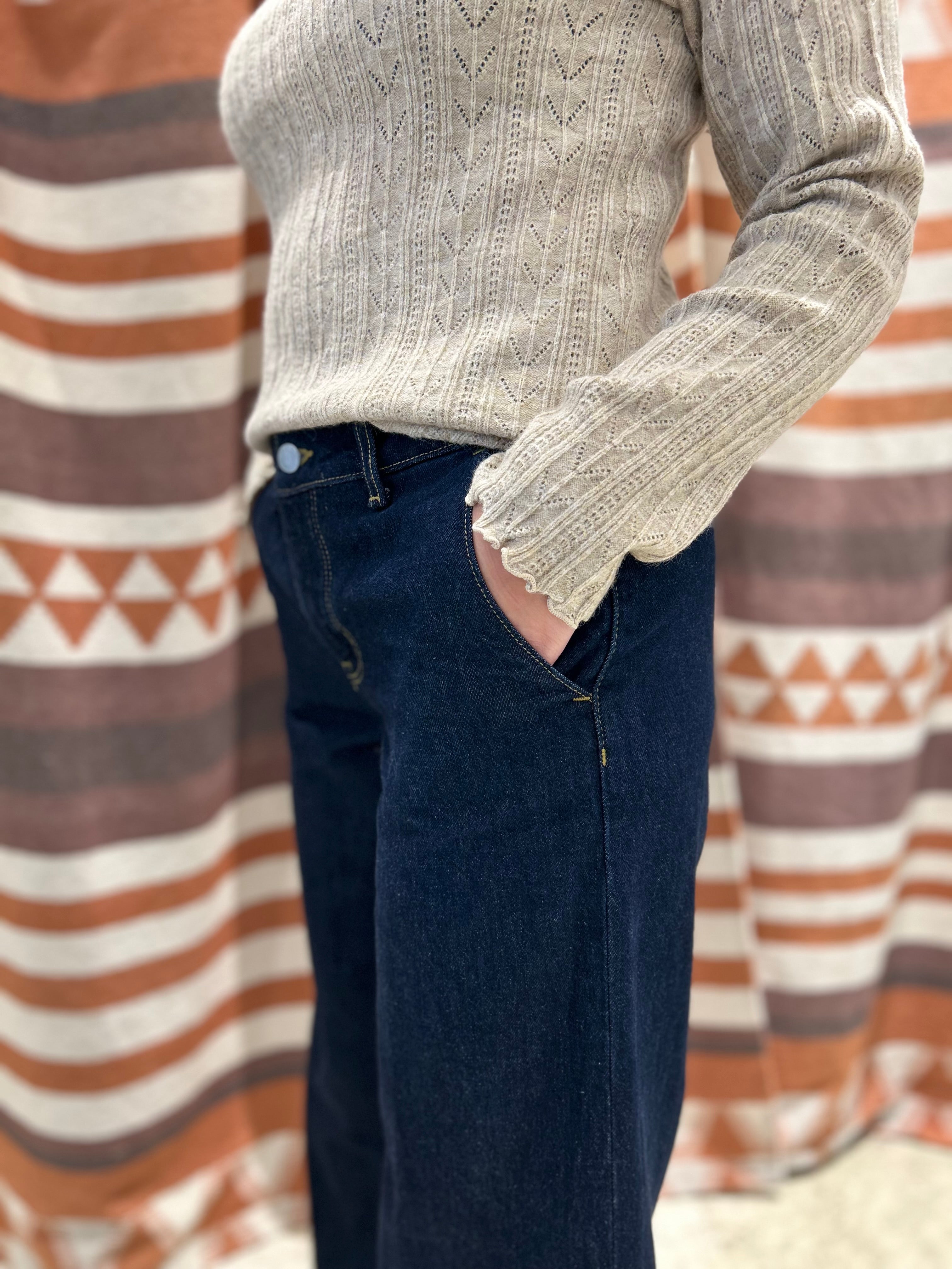 Jeans JJXX extra wide blu scuro