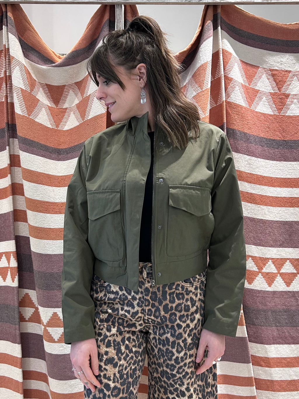 Field jacket JJXX cropped