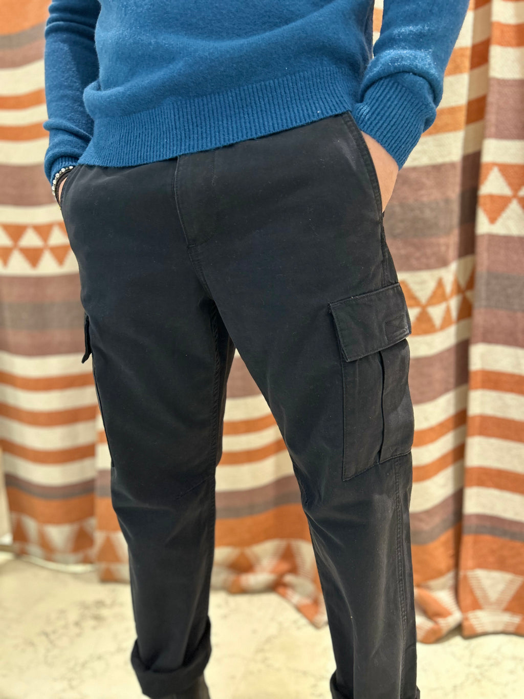 Pantalone cargo Jack & Jones nero