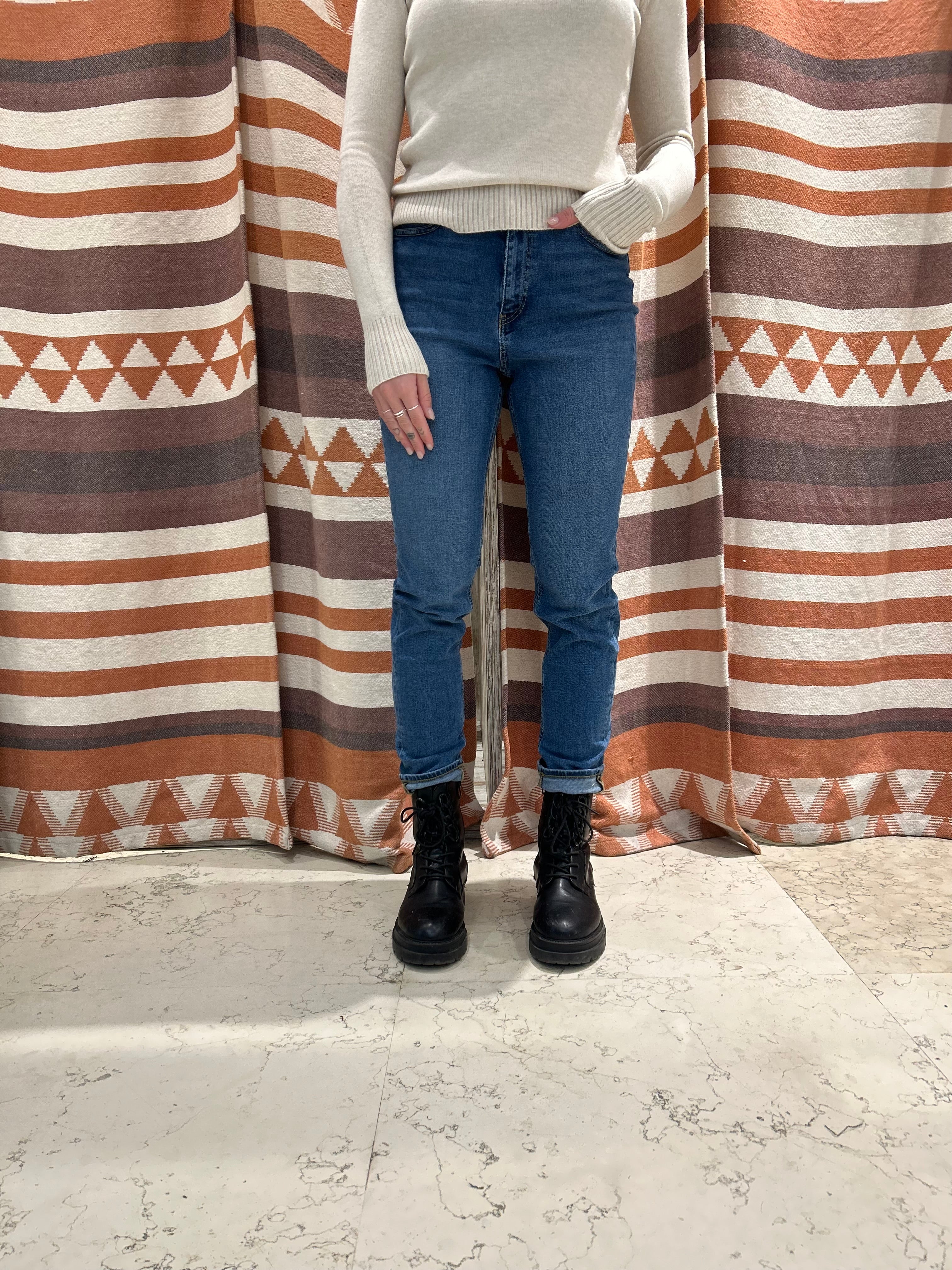 Jeans Slim fit JJXX blu scuro