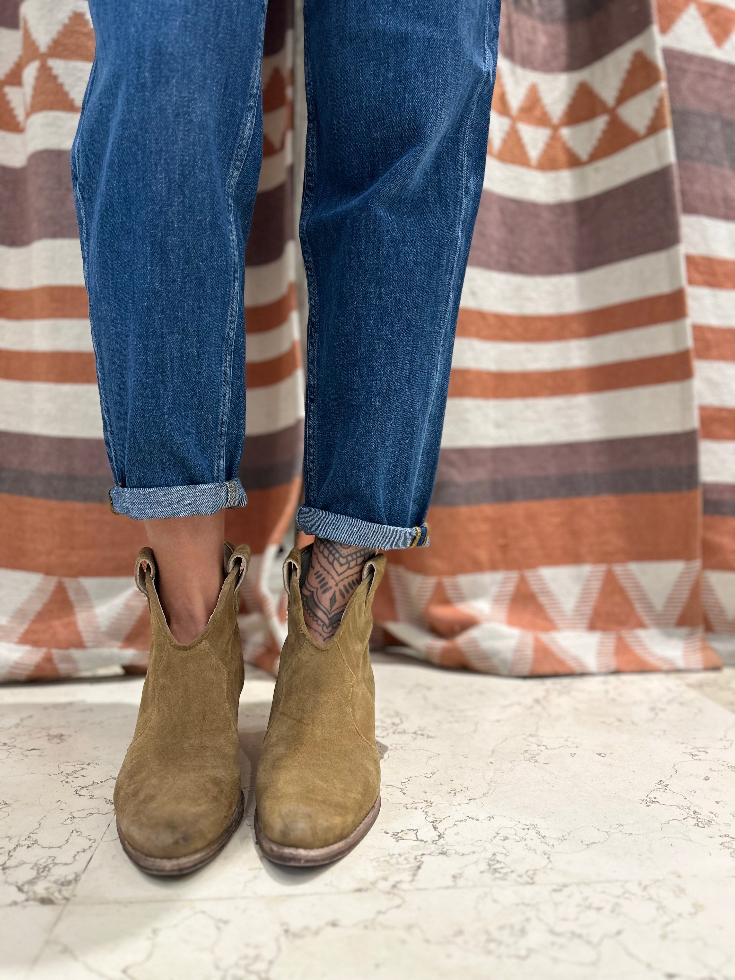 Jeans Mom Fit Blu Scuro JJXX
