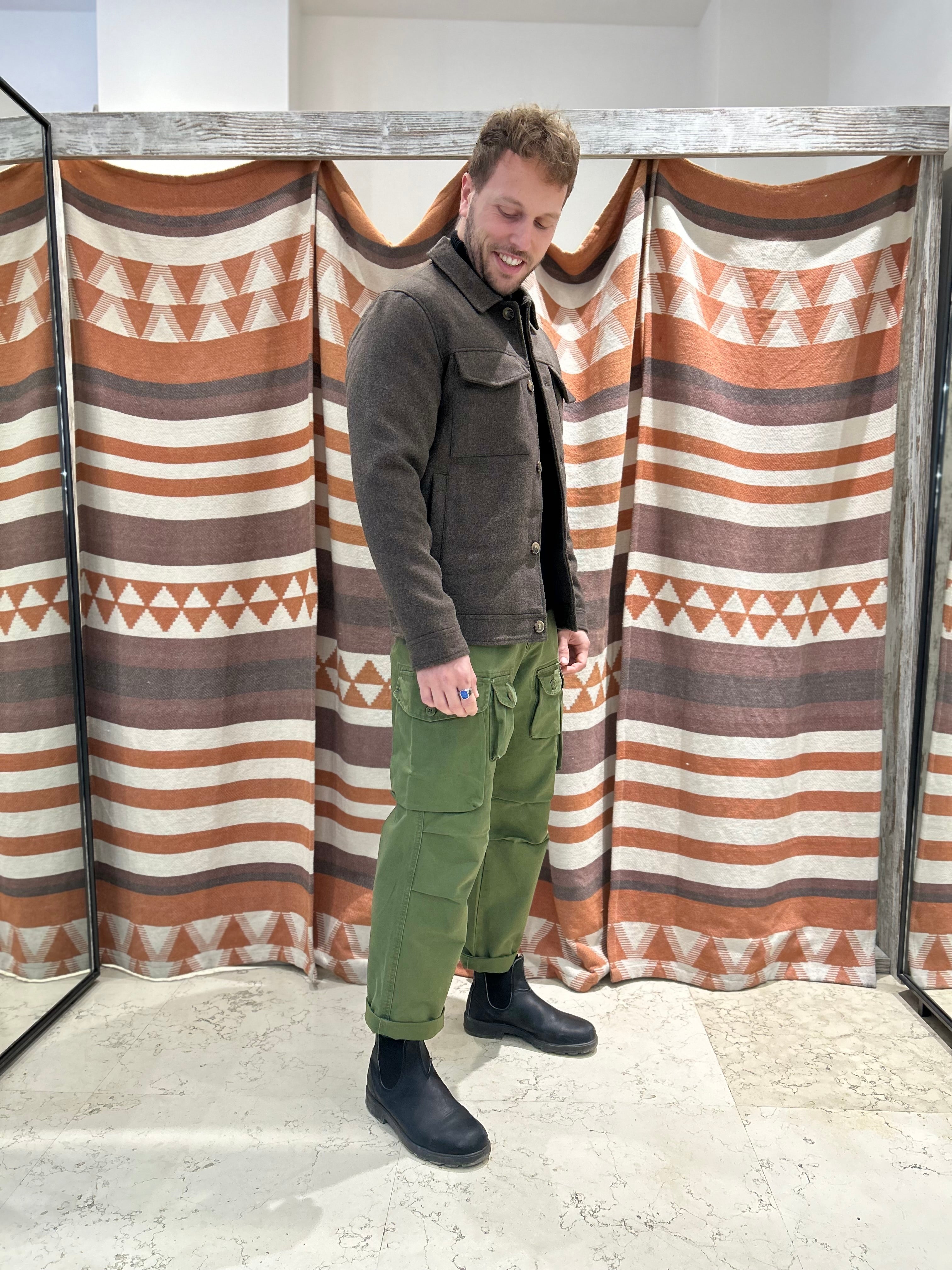 Pantalone cargo Bread & Buttons paracadutista