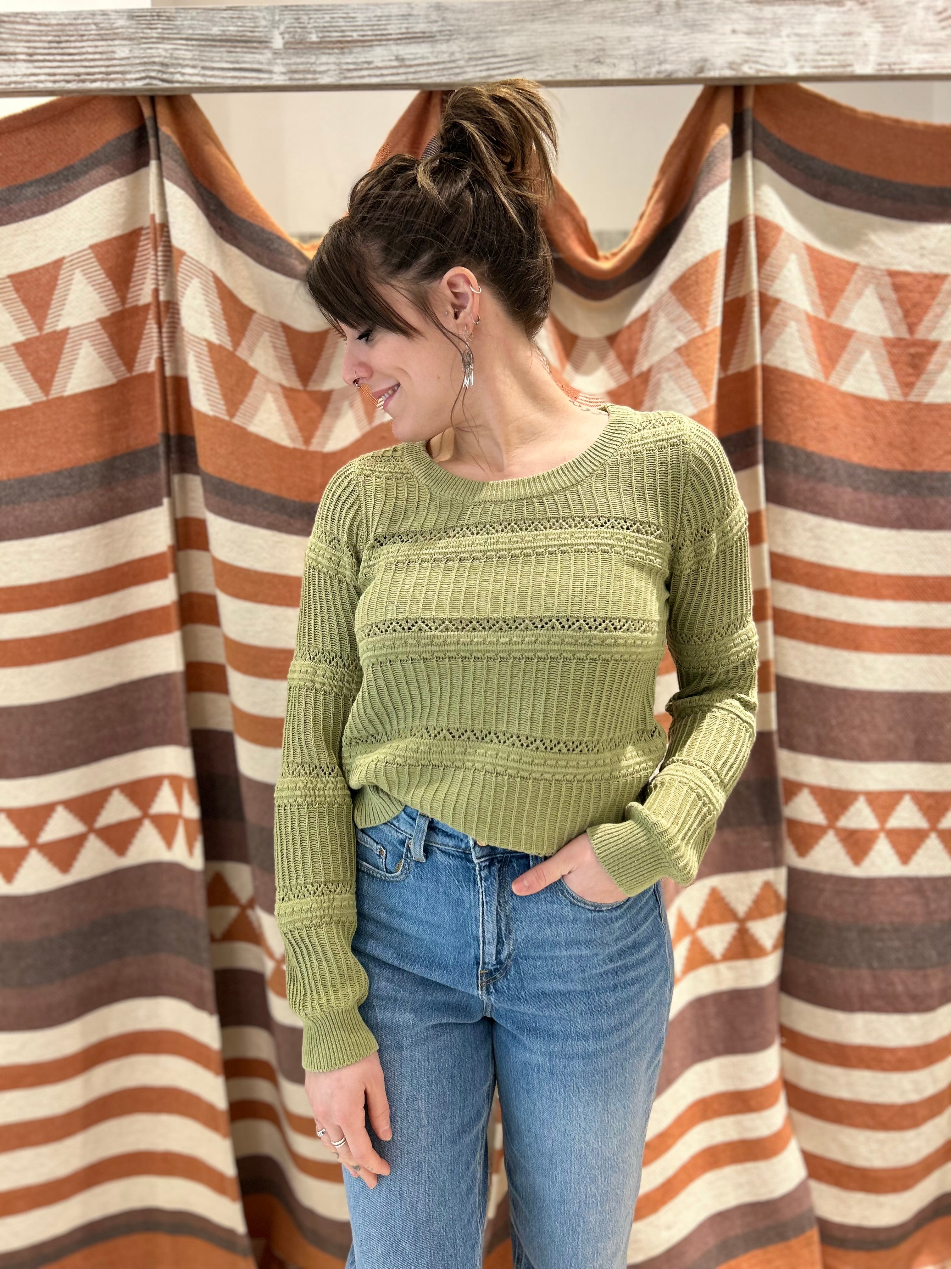 Maglioncino VILA pistacchio cotone