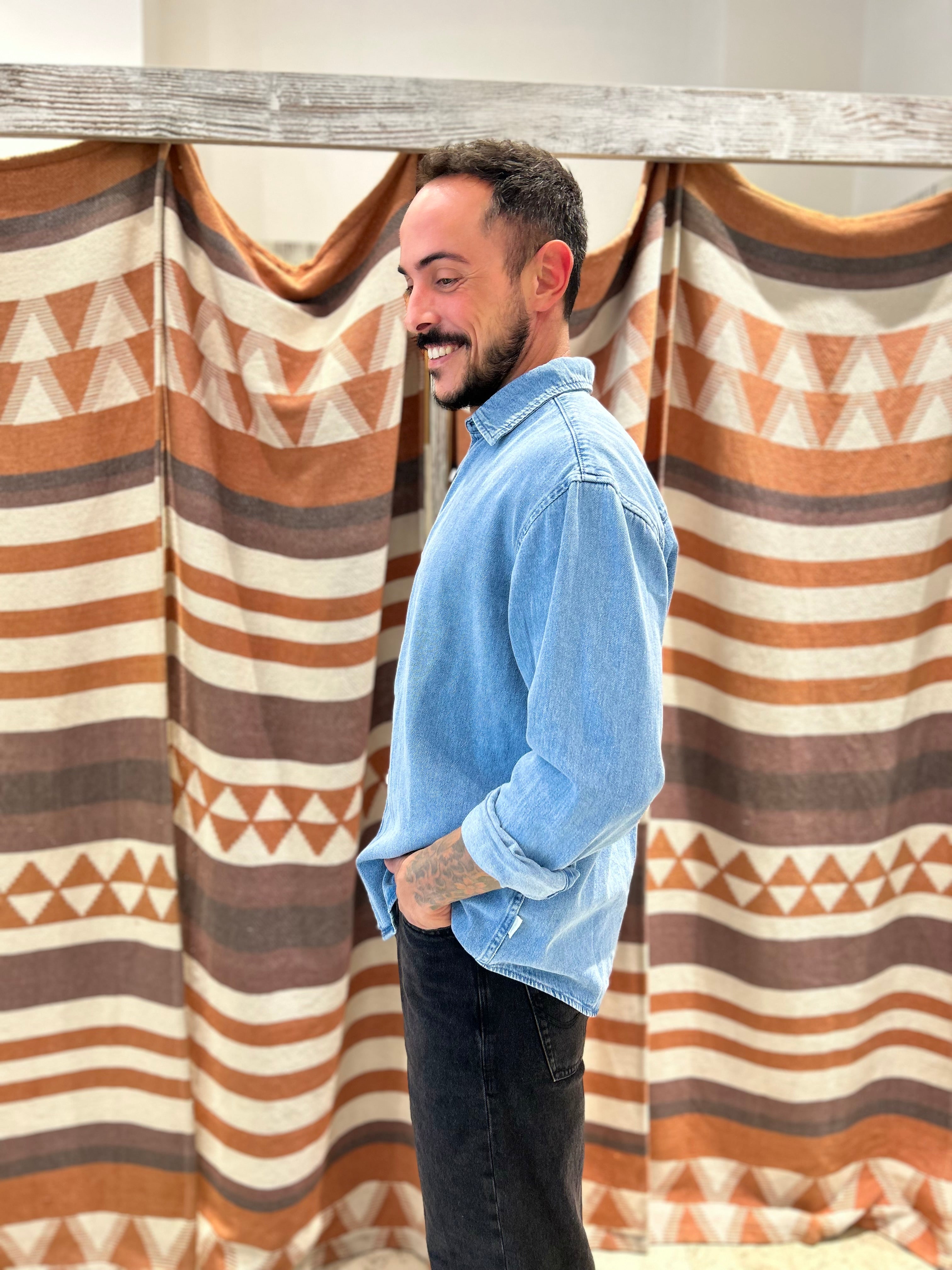 Camicia in denim Jack & Jones chiaro