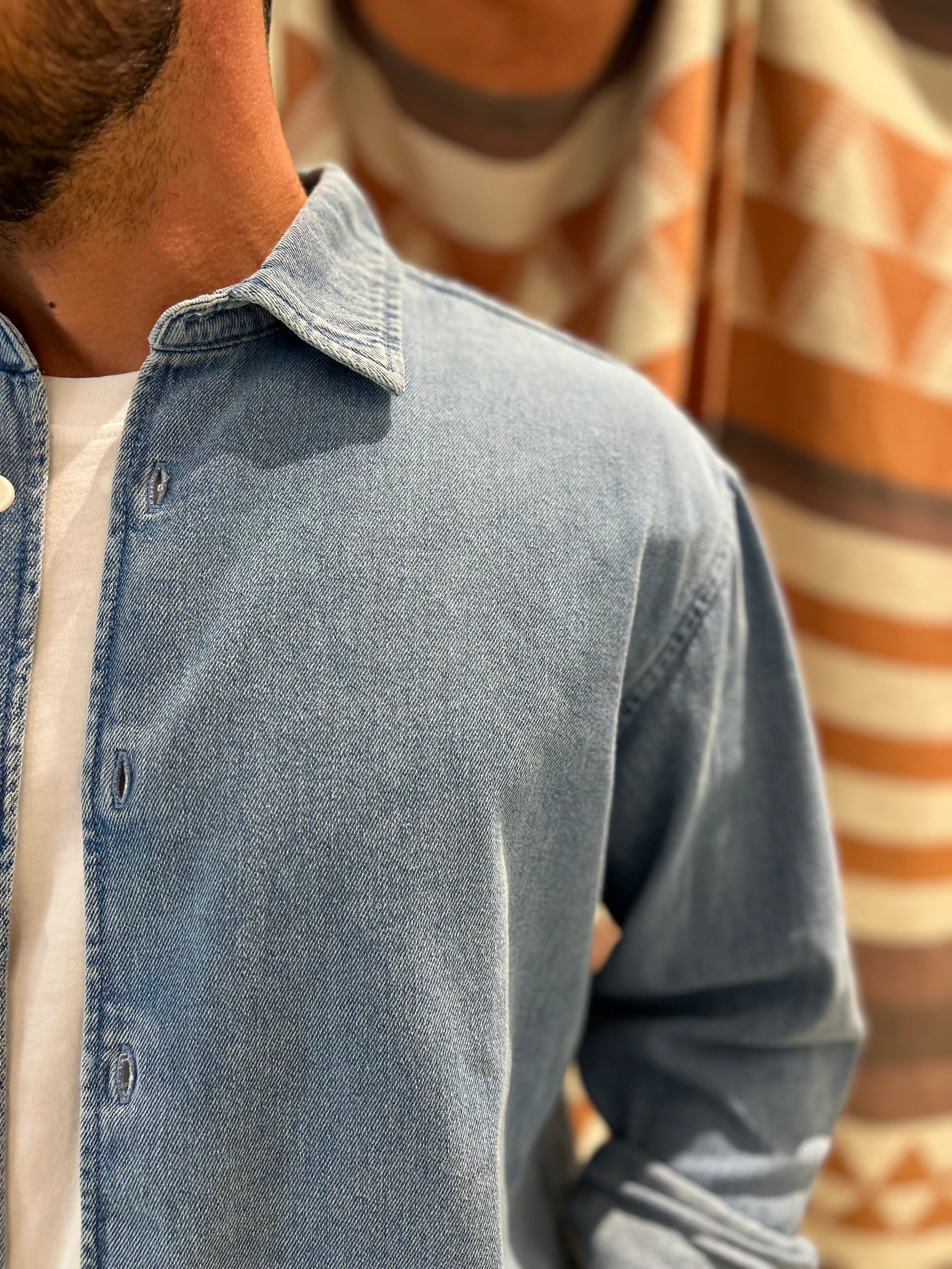 Camicia in denim Jack & Jones chiaro
