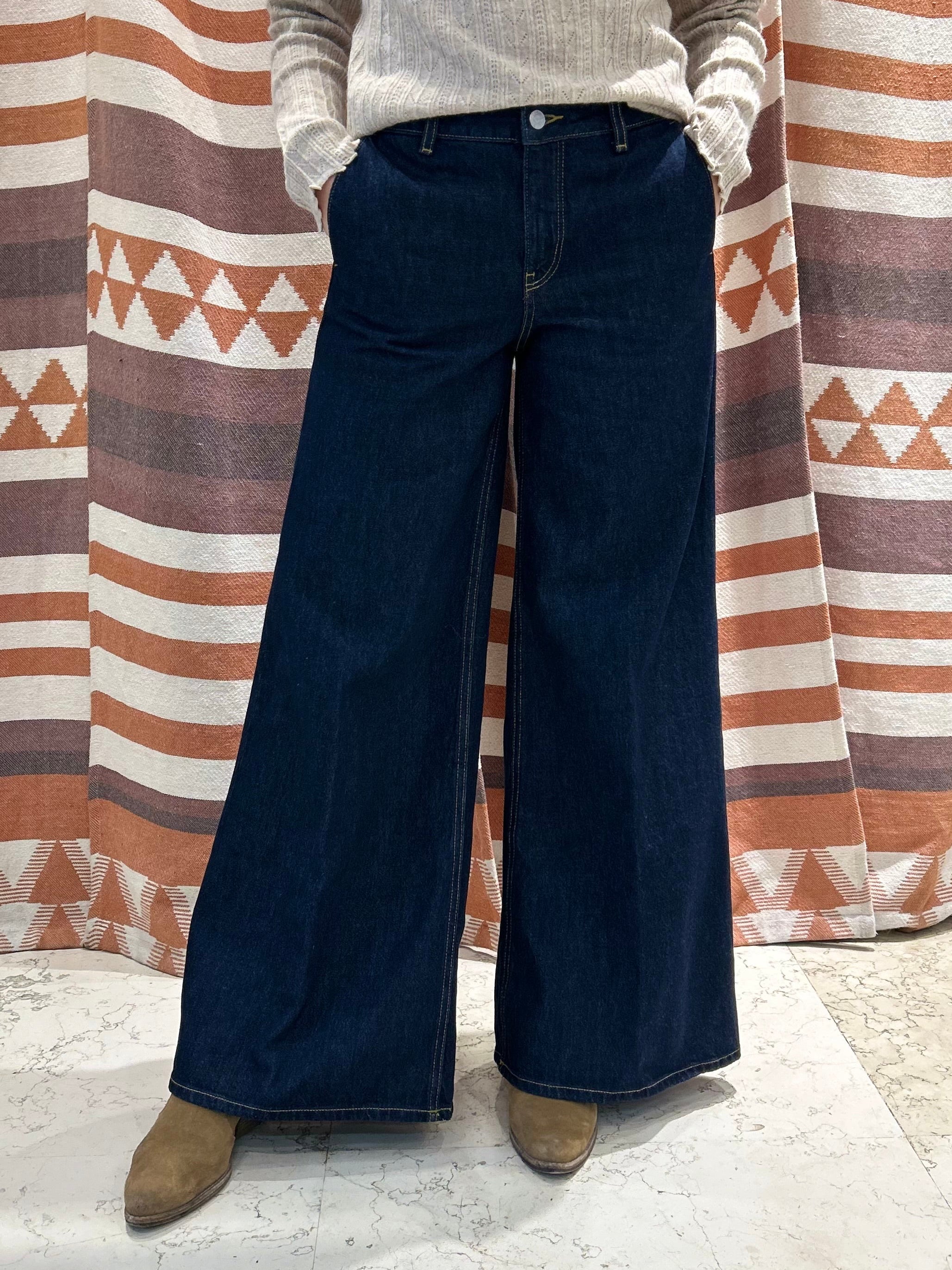 Jeans JJXX extra wide blu scuro