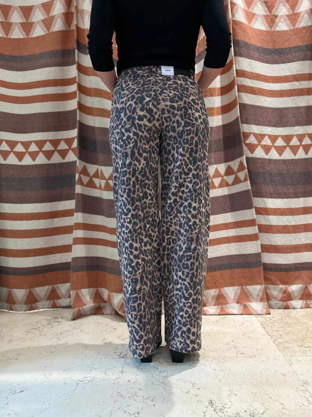 Jeans palazzo maculato JJXX