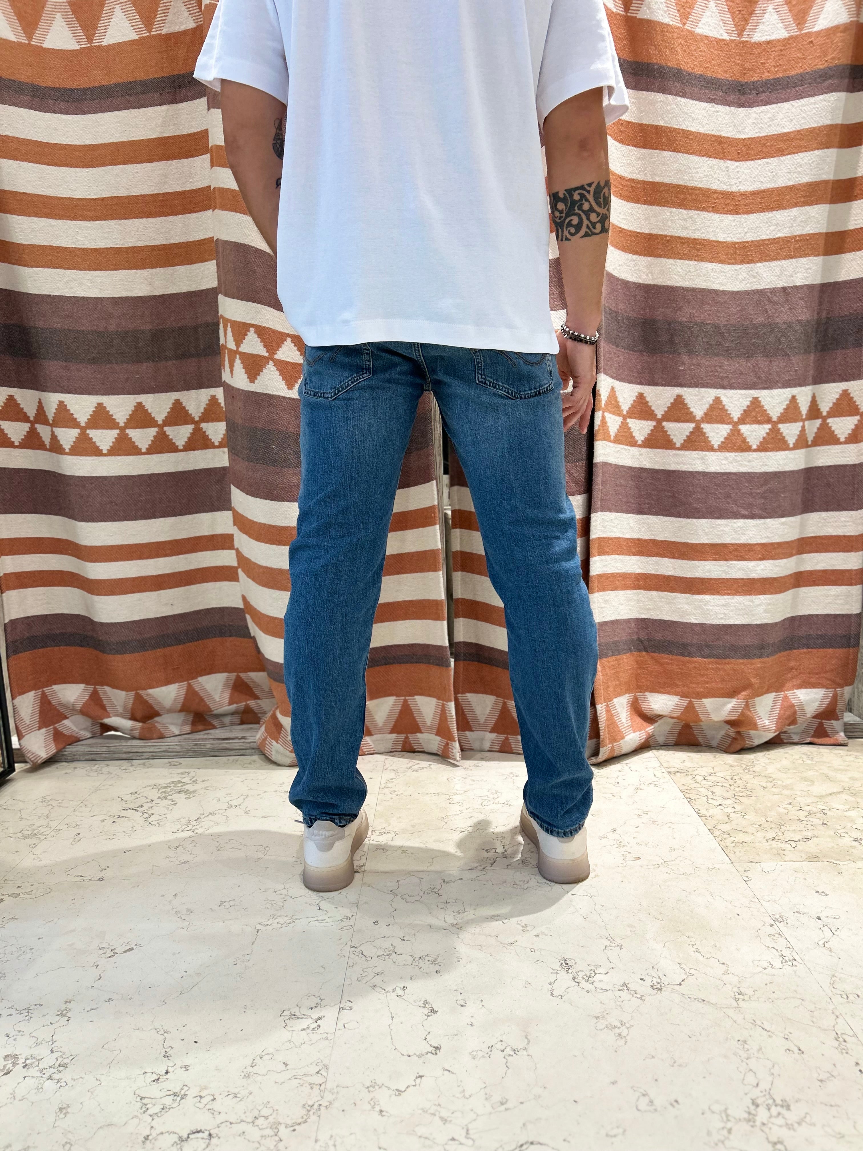 Jeans Jack & Jones tapered blu vintage