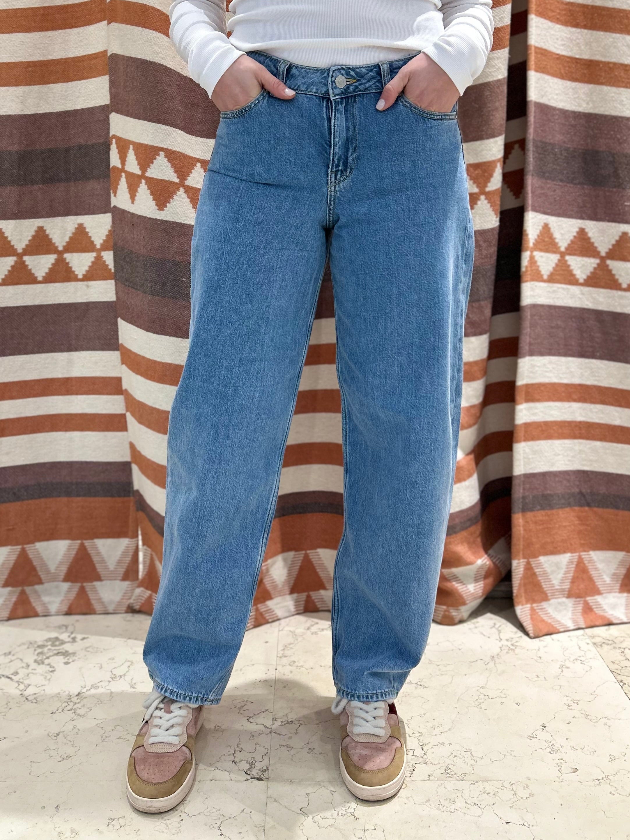 Jeans JJXX barrel fit blu medio