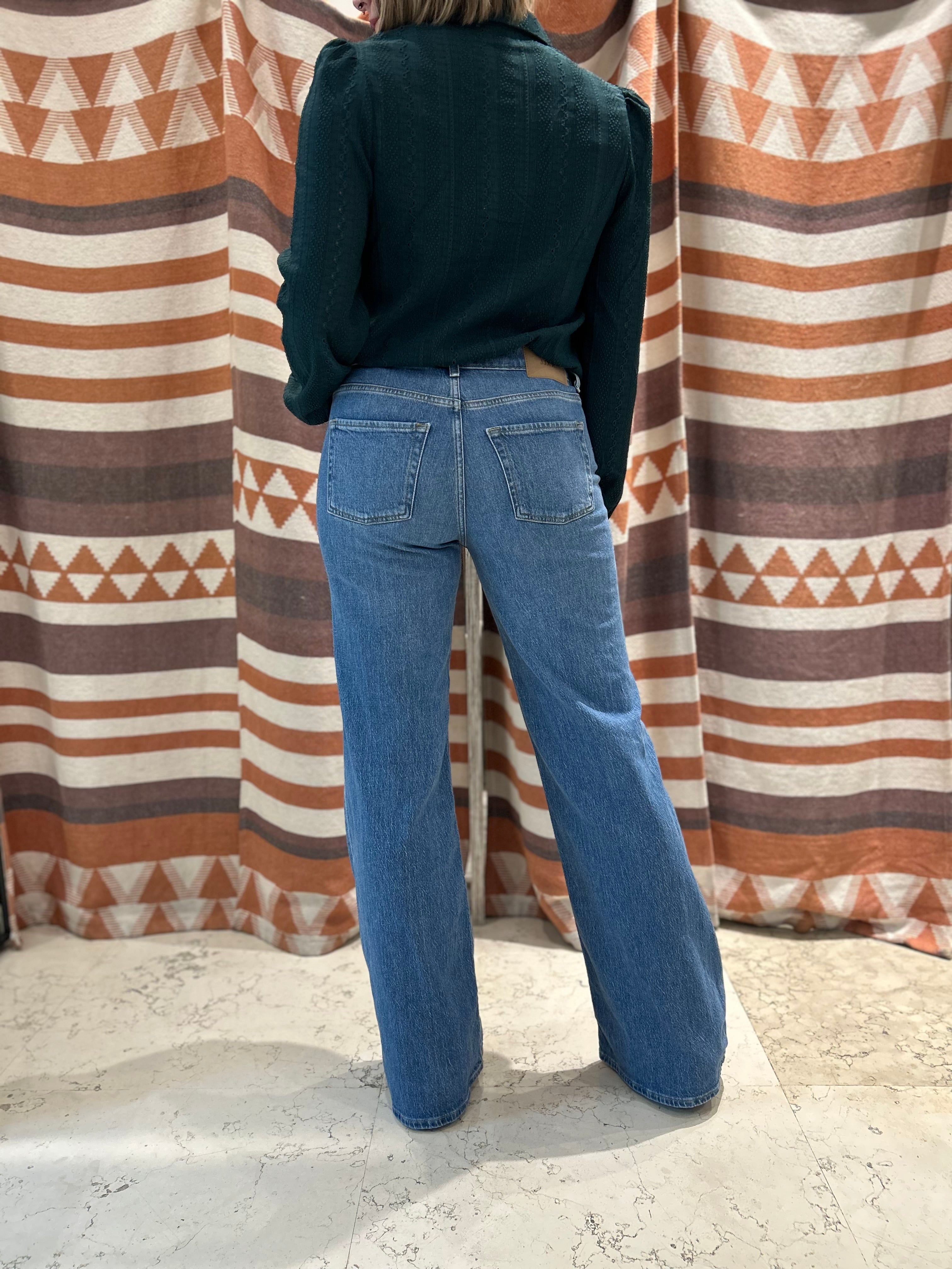 Jeans JJXX flared blu medio