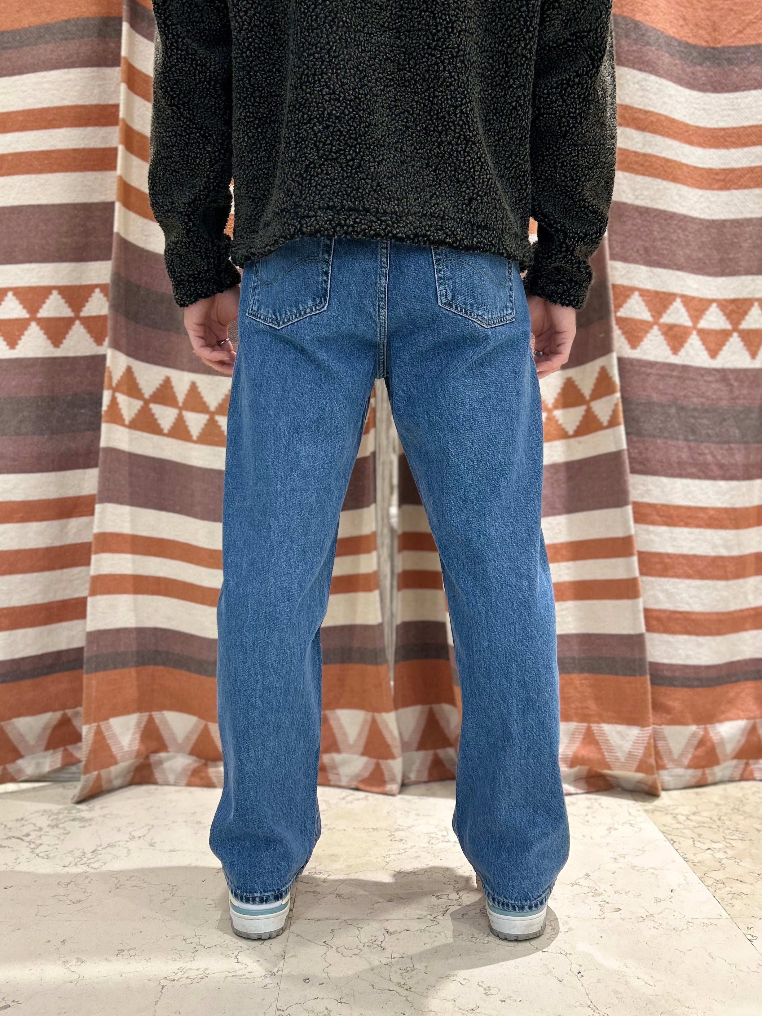 Jeans baggy Jack & Jones blu medio