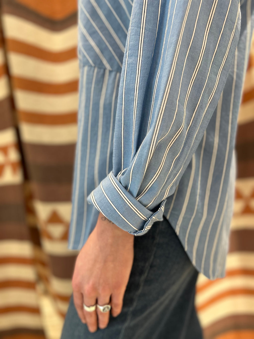 Camicia oversize JJXX righe