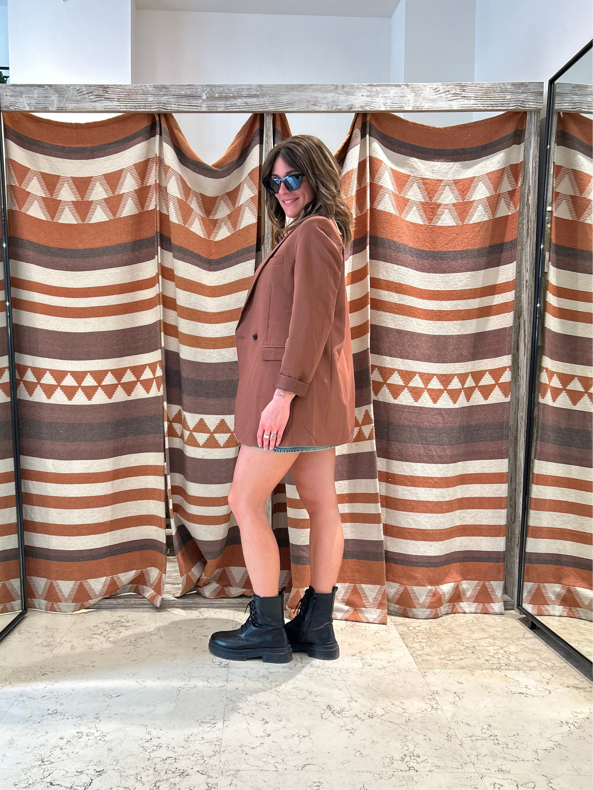 Giacca Oversize JJXX Tabacco