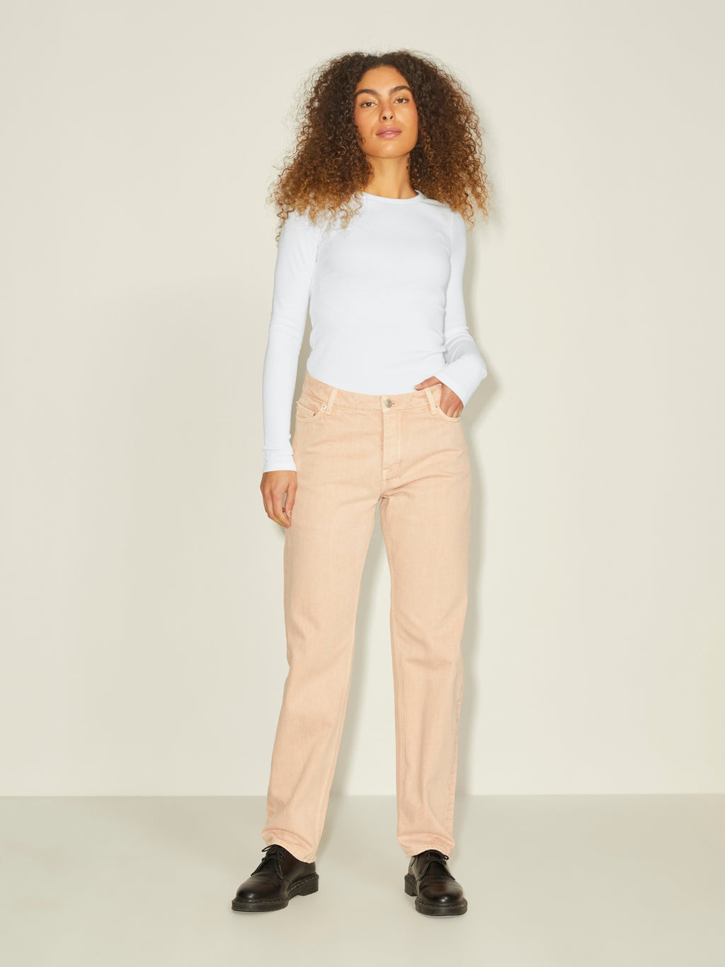 T-shirt JJXX manica lunga bianca