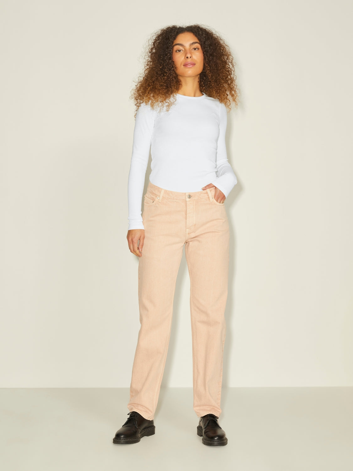 T-shirt JJXX manica lunga bianca