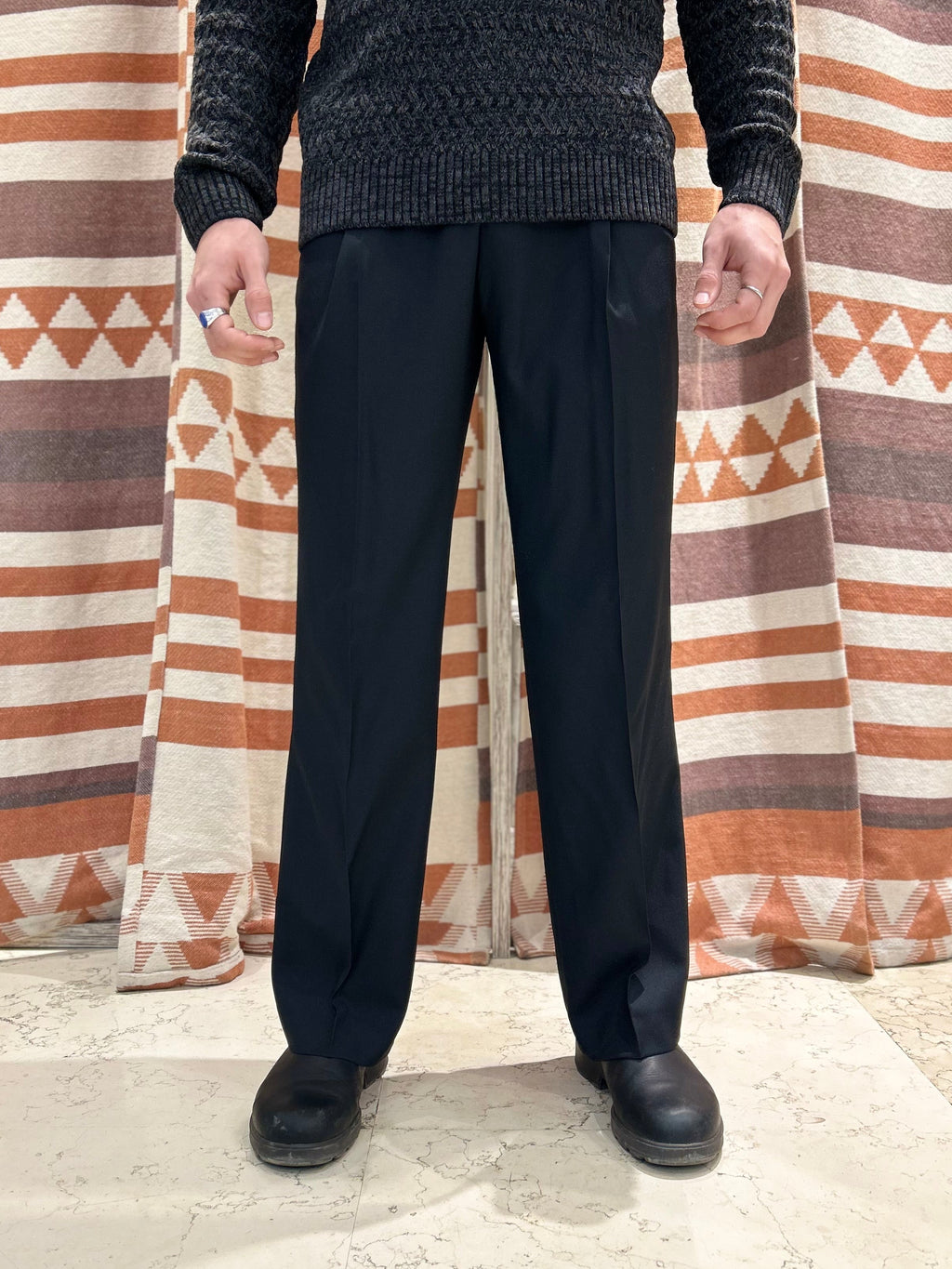 Pantalone wide fit Jack & Jones nero