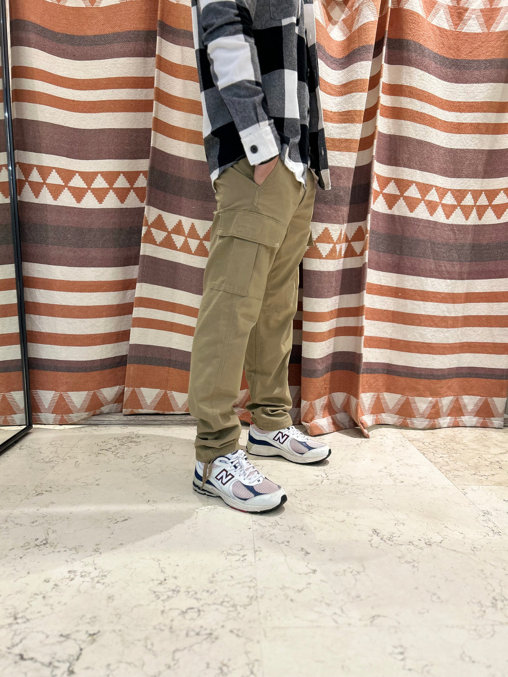 Pantalone cargo beige Jack & Jones