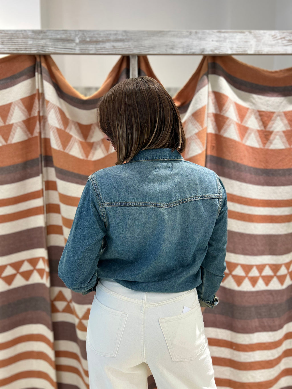 Camicia di jeans JJXX blu medio