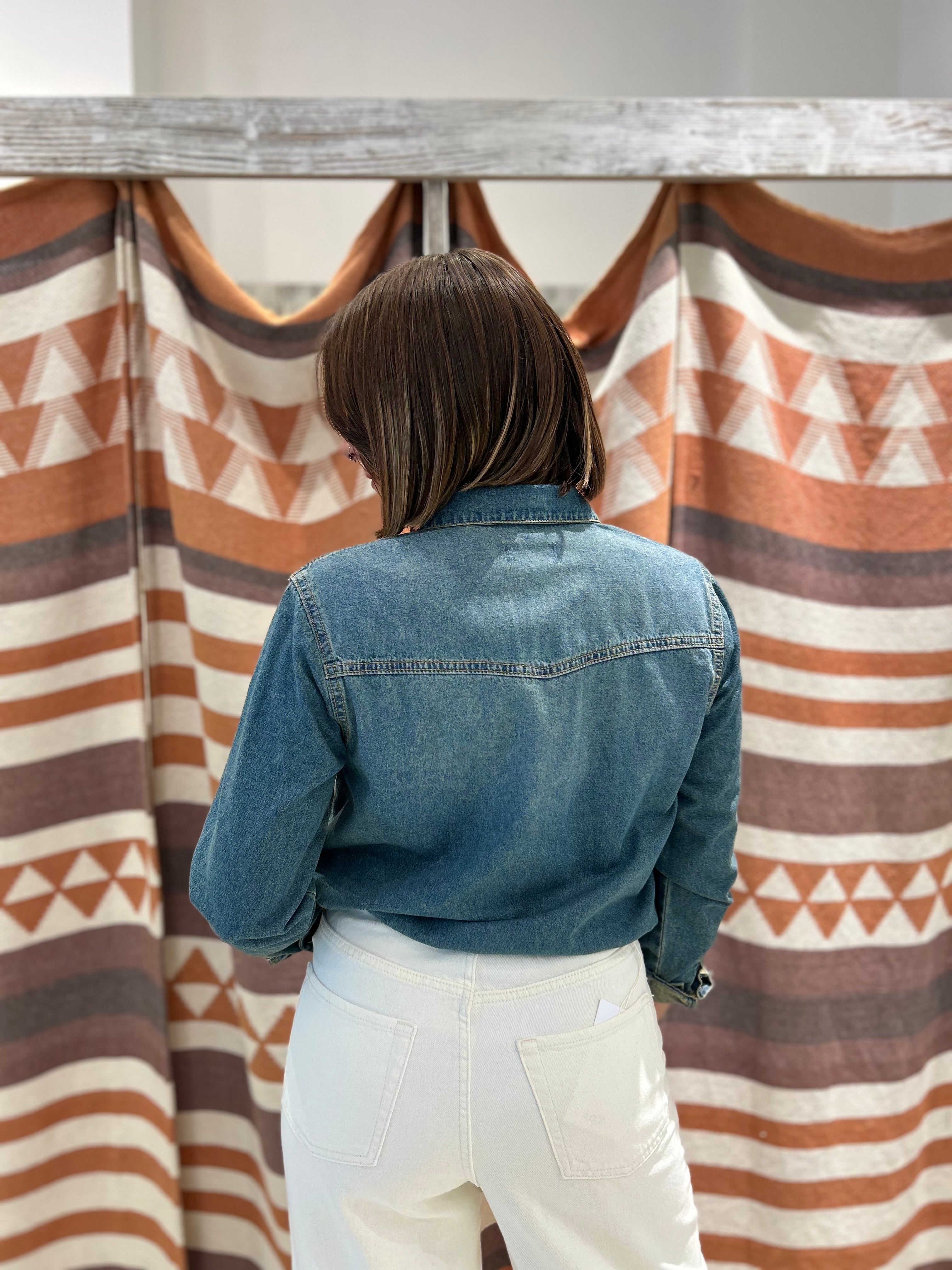 Camicia di jeans JJXX blu medio