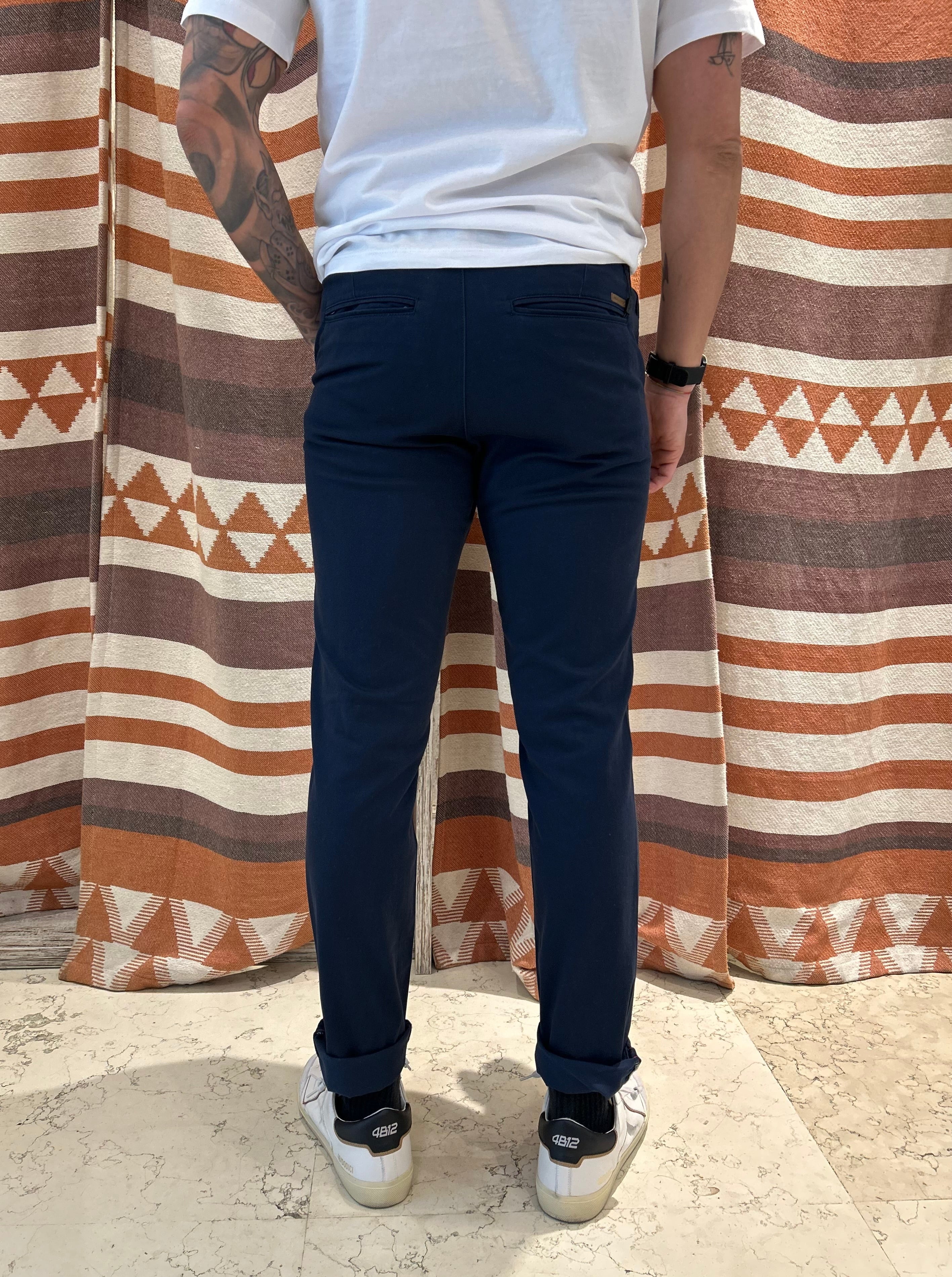 Pantalone JACK & JONES Slim fit blu scuro