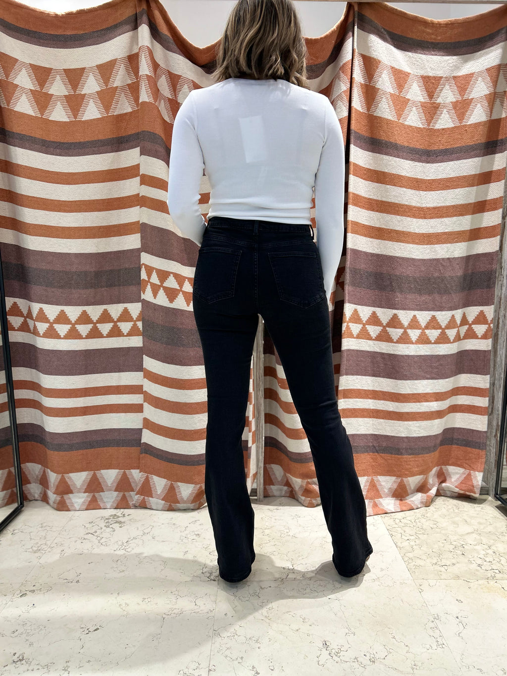 Jeans flared VILA nero