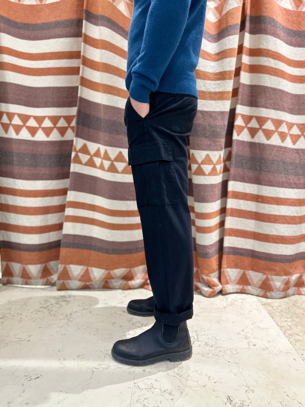 Pantalone cargo Jack & Jones nero