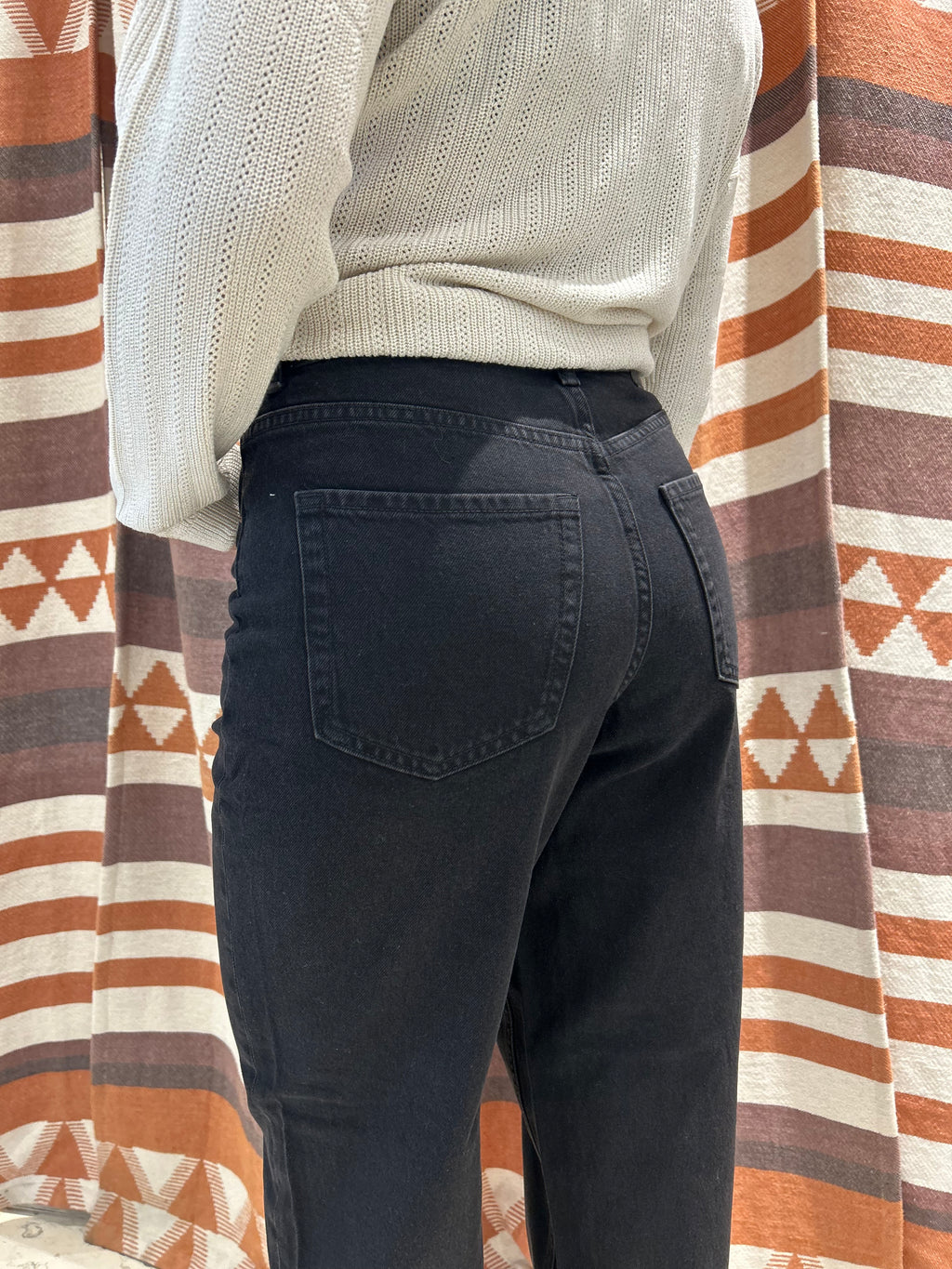 Jeans Mom Fit Nero JJXX