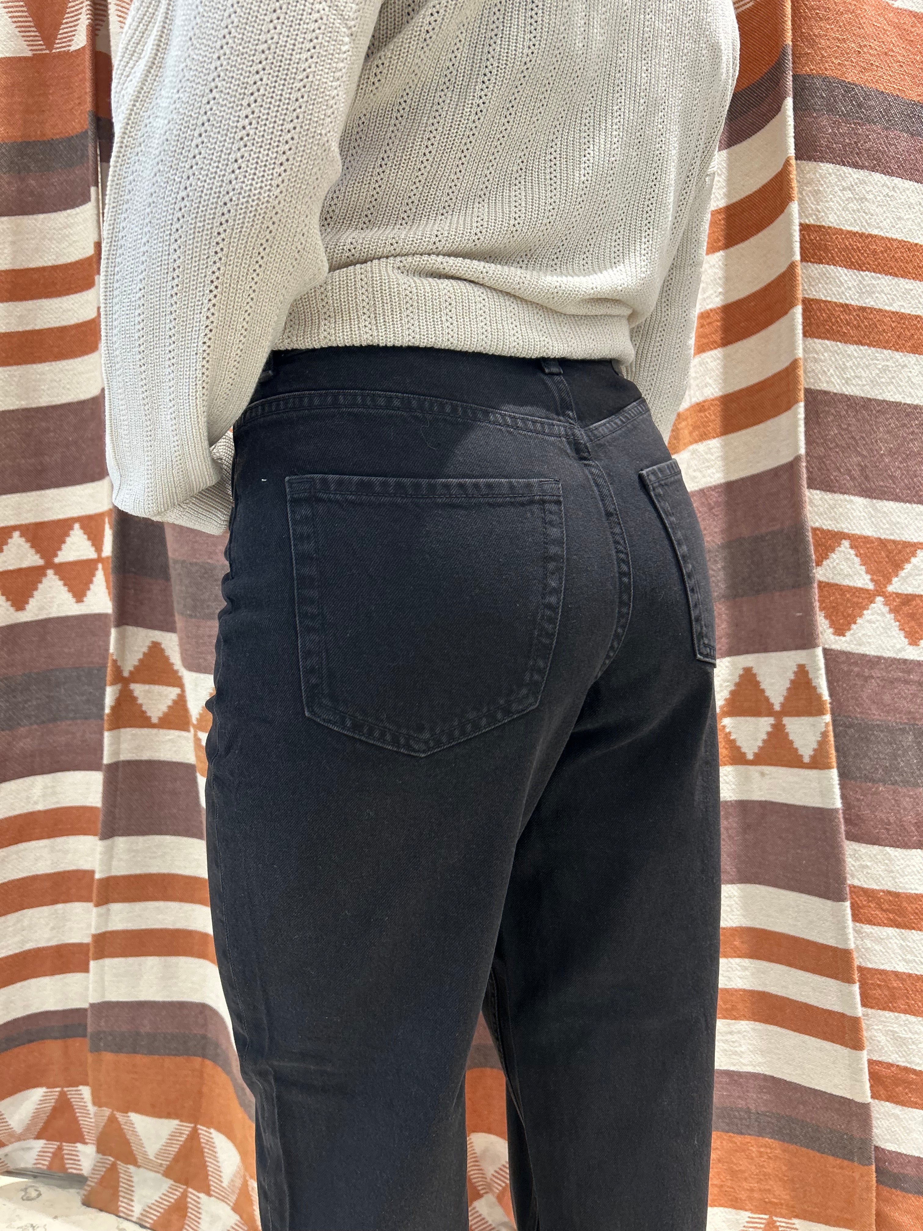 Jeans Mom Fit Nero JJXX