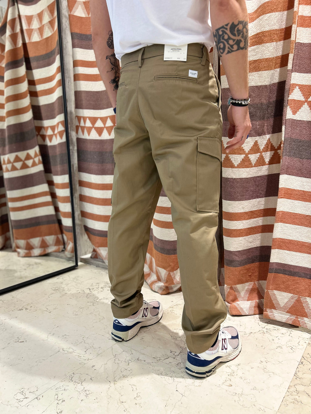 Pantalone cargo comfort beige Jack & Jones