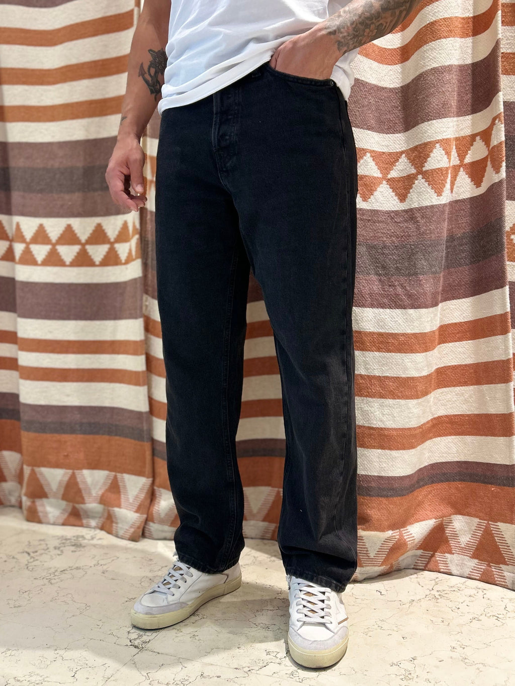 Jeans Loose fit Jack & Jones nero
